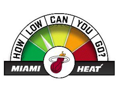  Miami HEAT logo for How Low Can You Go